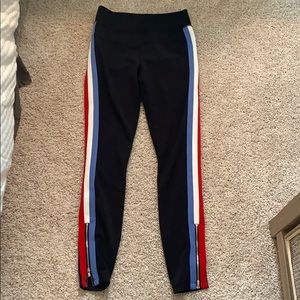 Spiritual gangster red, white, blue leggings